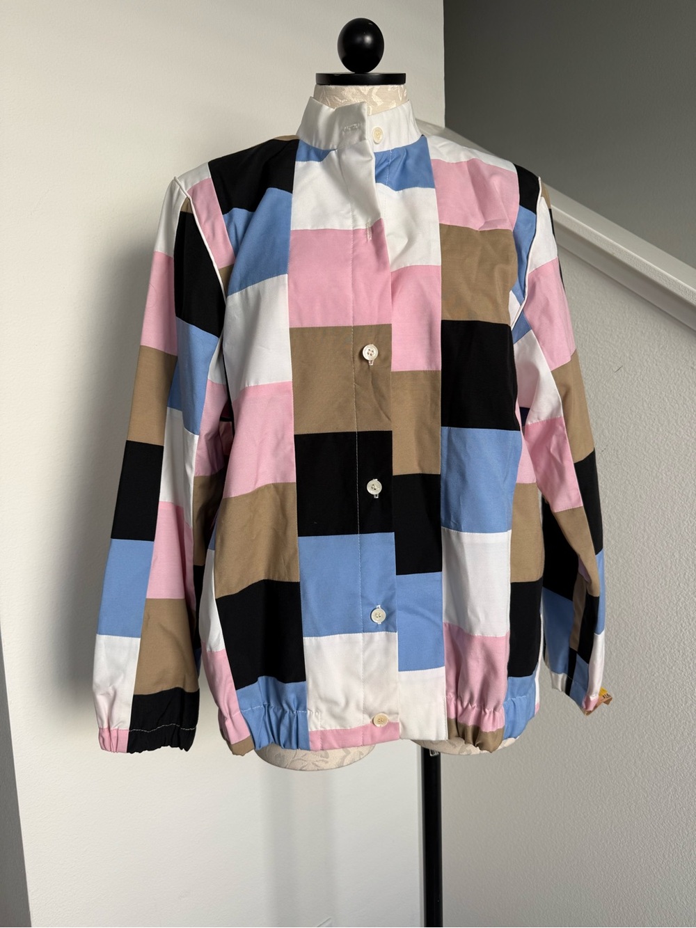 NWT Vintage Marguerite Rubel San Francisco Patchwork Jacket Coat Large XL 16 USA